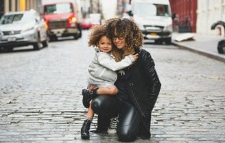 mom and daughter image