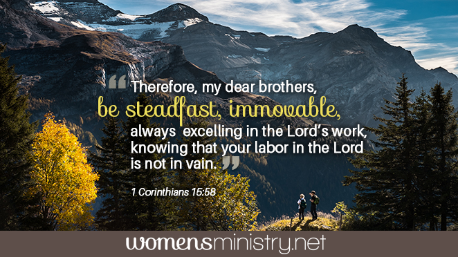 1 Corinthians 15:58 image