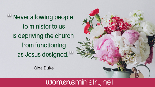 allowing people to minister quote image