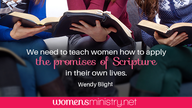 Wendy Blight applying Scripture quote image